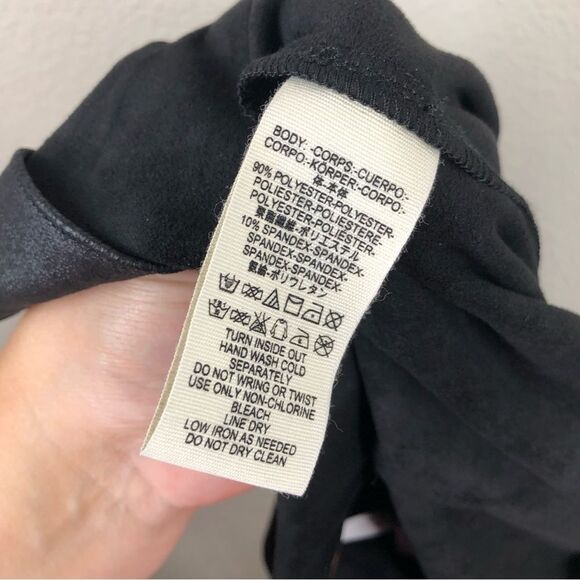 Free People Embellished Vegan Skinny Pant in Black Size 28 - Picture 5 of 7